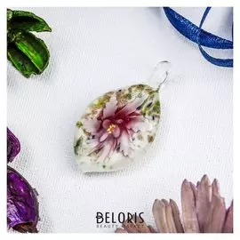 Подвеска "Муранское стекло" капля