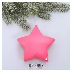 Подвеска на елку «Фиолетовая звезда» 10 см