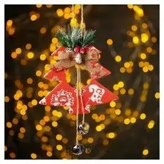 Подвеска новогодняя «Ёлочка» 2×14,5×15 см