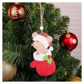 Подвеска новогодняя «Мышка», виды