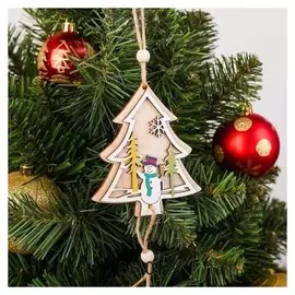 Подвеска новогодняя «С шишками»