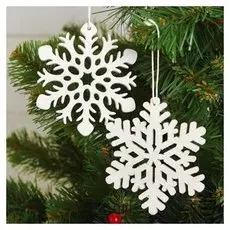 Подвеска новогодняя «Снежинка», макси