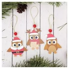 Подвеска новогодняя "Совята"