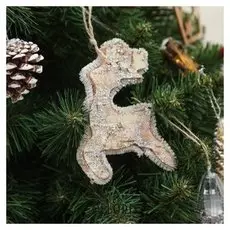 Подвеска новогодняя «Сверкающий олень»