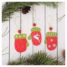 Подвеска новогодняя «Варежка»