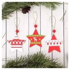 Подвеска новогодняя «Звёздочка»