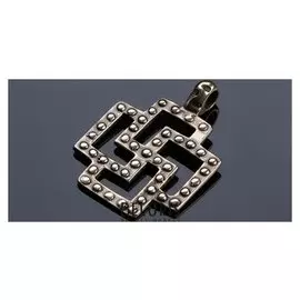 Подвеска оберег «Домонгольский коловрат» латунь