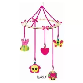 Подвеска с игрушками на мобиль Полянка