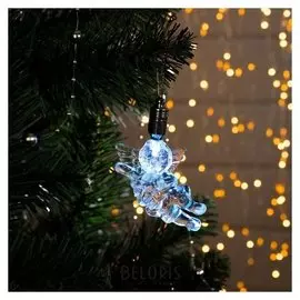 Подвеска световая "Ангелок" (Батарейки в комплекте), 9 см, 1 Led, RGB