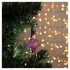 Подвеска световая "Фонарик медный" (Батарейки в комплекте), 7 см, 1 Led, мульти