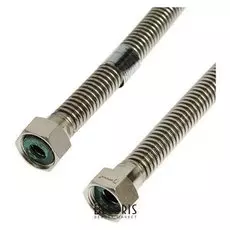 Подводка для газа сильфонная "СТМ" газ, внутренняя/внутренняя резьба 1/2", 80 см