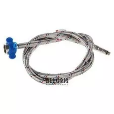 Подводка для смесителя Aquakratos, м10х18 мм, 120 см, нерж.сталь, с ключом для монтажа