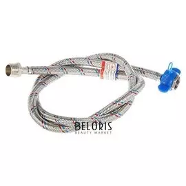 Подводка гибкая Aquakratos, гайка-штуцер, 120 см, нерж.сталь, с ключом для монтажа