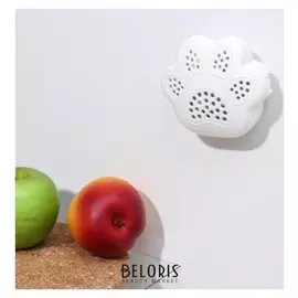 Поглотитель запаха для холодильника «Лапка», 10×8,5×3 см