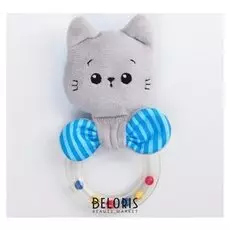 Погремушка колечко Котенок Кекс