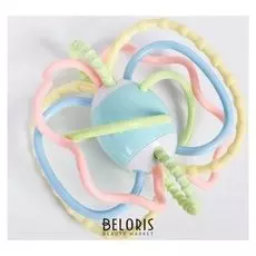 Погремушка - прорезыватель Головоломка с эластичными элементами