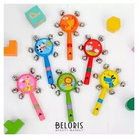 Погремушка «Яркие бубенцы», микс