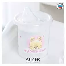 Поильник детский "Мишка Полли" с твёрдым носиком 200 мл