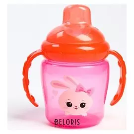 Поильник с мягким носиком "Зайка Полли" 250 мл