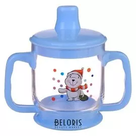 Поильник с твёрдым носиком детский с ручками 160 мл от 5 мес