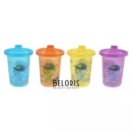 Поильник с твёрдым носиком "Мишка" 200 мл от 12 мес