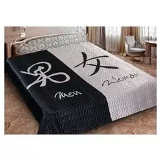 Покрывало 3D Marianna евро «Фэмели», 200х220 см, искусственный шёлк