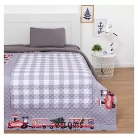 Покрывало "Этель" 1,5 сп новогодняя дорога, 145х210 см, микрофибра