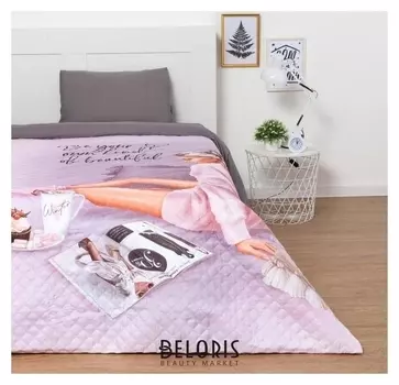 Покрывало "Этель" 1,5 сп Sweet Holidays, 145х210 см, микрофибра