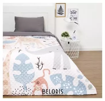 Покрывало "Этель" 2 сп сафари, 180*220 см, микрофибра