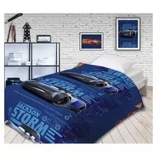 Покрывало стеганое "Непоседа""тачки" джексон шторм, 145*200, хл100%