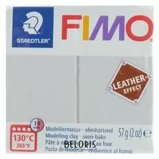 Полимерная глина запекаемая leather-effect (с эффектом кожи) голубо-серый