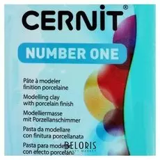 Полимерная глина запекаемая Number One бирюзовая №676