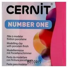 Полимерная глина запекаемая Number One малиновая №481