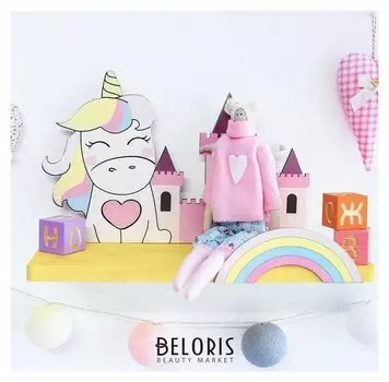 Полка детская "Единорог"