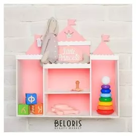 Полка для кукол "Замок", 40 х 40 х 15 см.