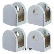 Полкодержатель P110cp D10мм хром (Упак/4шт), индивидуальная упаковка