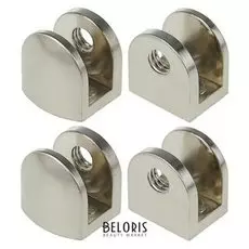 Полкодержатель P110sn D10мм никель (Упак/4шт), индивидуальная упаковка