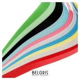 Полоски для квиллинга "Цветные" (В наборе 200 полосок), ширина 0,8 см