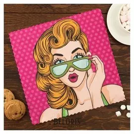 Полотенце этель Love Life "Куколка" 30*30 см, 100% п/э