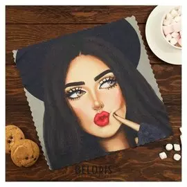 Полотенце этель Love Life "Смелая" 30*30 см, 100% п/э