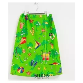 Полотенце банное парео №323 вид 1 75х150см вафля 160г/м хл100%