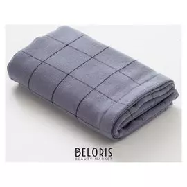 Полотенце двухстороннее "Этель" марс синий 70х140 см, 380 г/м2, 100% хлопок