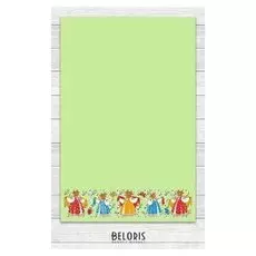 Полотенце «Хоровод» 39х60 см, цвет зелёный