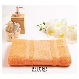 Полотенце капелла 042 50*80 см, персиково-розовый, хлопок 100% 400гр/м2