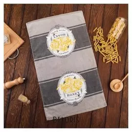 Полотенце кухонное доляна "Honey", 40*60 см, велюр/махра