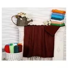 Полотенце махровое, 40х70 см, цвет шоколад