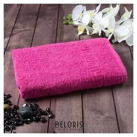 Полотенце махровое, 70х140 см, цвет розовый