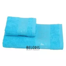 Полотенце махровое бабочка 30х60 +/- 2 см, бирюзовый, хлопок 100%, 360г/м2