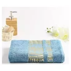 Полотенце махровое бамбук 070 70х130 см, синий нави, бамбук 100%, 450г/м2