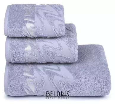 Полотенце махровое «Brilliance» 40х60 см, цвет серый, 415 гр/м2